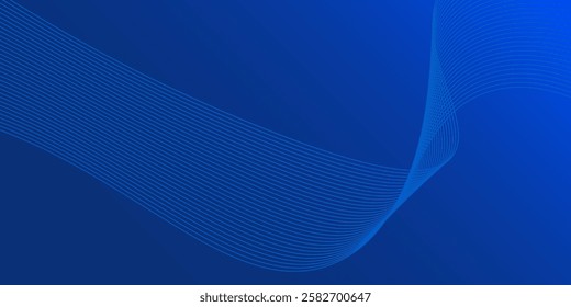 Abstract background blue light colorful wave futuristic design organic flow