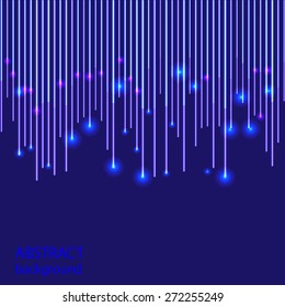 abstract background with blue light lines.Place for your text or presentation