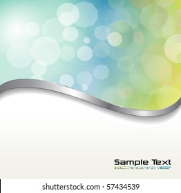 Abstract background  blue lights. Vector illustration.