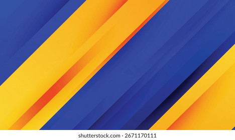 Abstrakter Hintergrund blaues Licht und orangefarbene Farbverlauf modernes Design