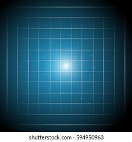 Abstract background blue line technology and vector illustration