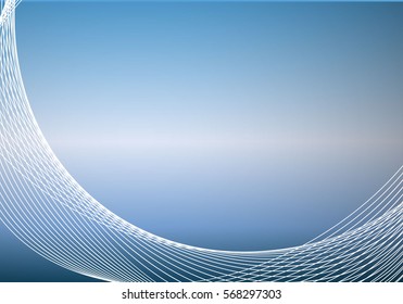 Abstract background blue lines.