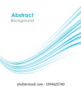 Abstract background with blue lines. Pattern modern stylish texture for posters, sites, banners, business cards and mockup. Vector illustration.
