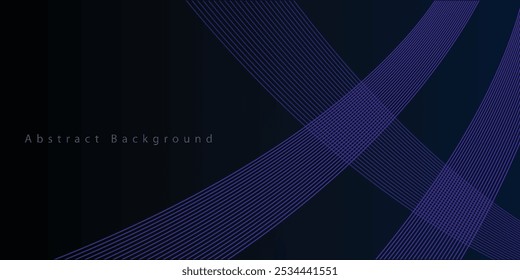 Abstract background with blue lines suitable for modern Vector illustration background design