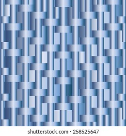 Abstract background with blue metallic bars vector