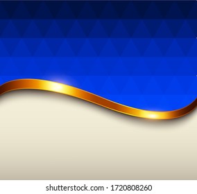 Abstract background blue mosaic, interesting vector polygons texture illustration. 