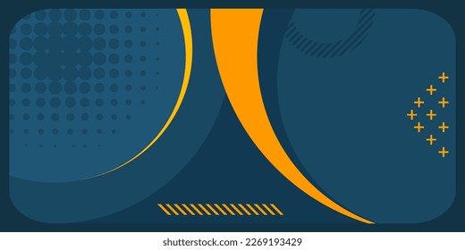 fondo abstracto en colores azul y naranja