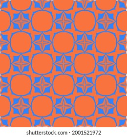 abstract background with  blue and orange patterns. ornament for wallpapers and backgrounds.