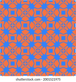 abstract background with  blue and orange patterns. ornament for wallpapers and backgrounds.