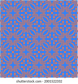 abstract background with  blue and orange patterns. ornament for wallpapers and backgrounds.