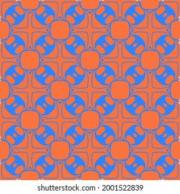 abstract background with  blue and orange patterns. ornament for wallpapers and backgrounds.