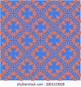 abstract background with  blue and orange patterns. ornament for wallpapers and backgrounds.