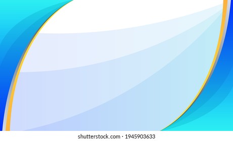 abstract background with blue and orange wavy shape