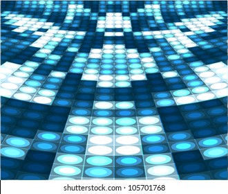 abstract background, blue perspective