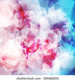 abstract background with blue and pink corners, eps 10.