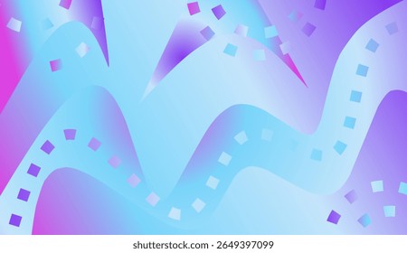 Abstract background with blue and pink elements. Vector illustration for your design.