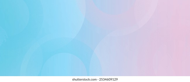 abstract background .blue and pink gradation. circle effect style. modern minimalist.eps 10