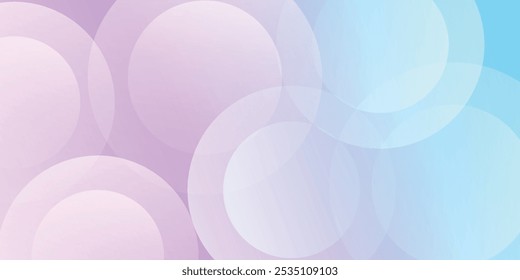 abstract background .blue and pink gradation. circle effect style. modern minimalist.eps 10