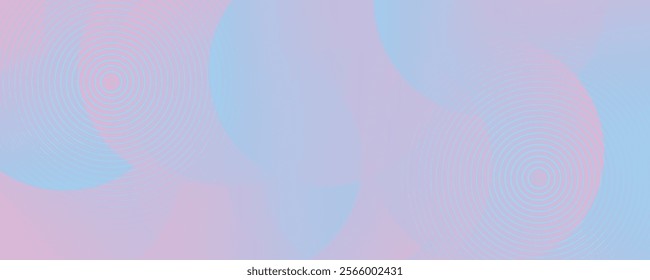 abstract background .blue and pink gradation. circle effect style. modern minimalist.eps 10