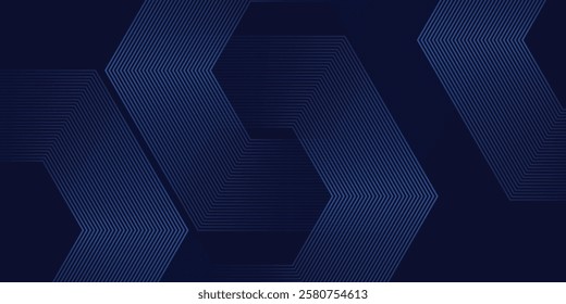 Abstract background blue and pink gradation. Hexagon effect style simple design abstract