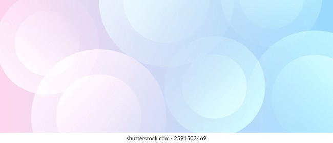 abstract background .blue and pink gradation. circle effect style. modern minimalist.eps 10