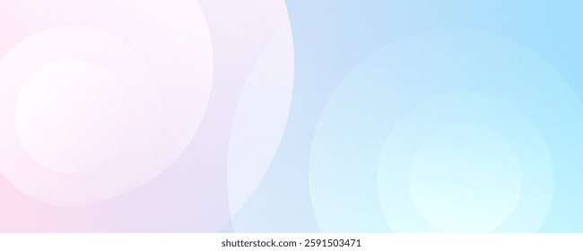 abstract background .blue and pink gradation. circle effect style. modern minimalist.eps 10