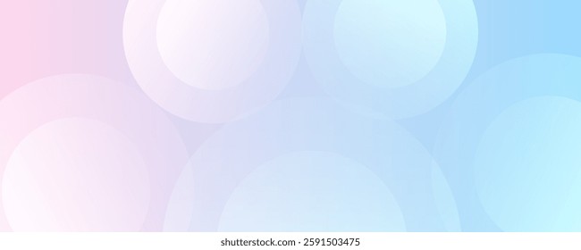 abstract background .blue and pink gradation. circle effect style. modern minimalist.eps 10