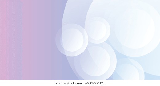 abstract background .blue and pink gradation. circle effect style. modern minimalist.eps 10