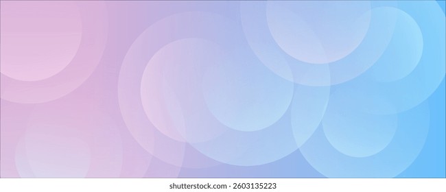 abstract background .blue and pink gradation. circle effect style. modern minimalist