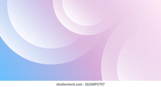 Fondo abstracto. Gradación azul y rosa. Estilo de efecto de círculo. Moderno minimalista