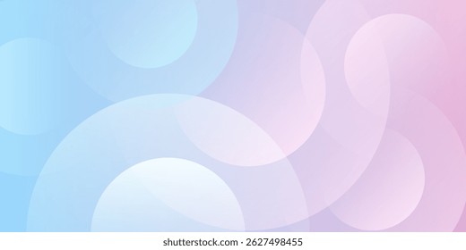 abstract background .blue and pink gradation. circle effect style. modern minimalist.eps 10