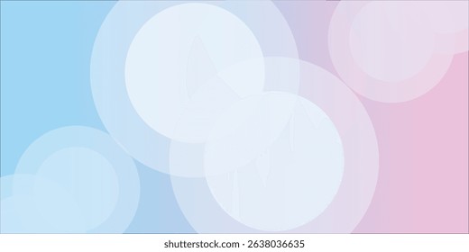 abstract background .blue and pink gradation. circle effect style. modern minimalist.eps 10