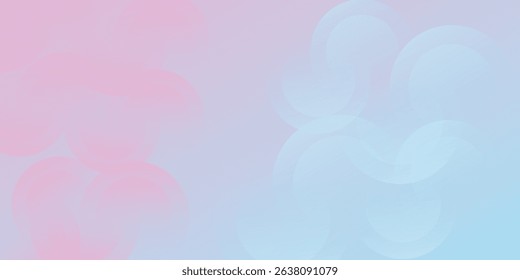 abstract background .blue and pink gradation. circle effect style. simple art modern
