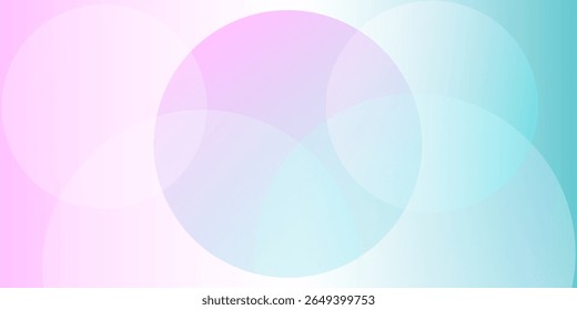 abstract background .blue and pink gradation. circle effect style. modern minimalist.eps 10