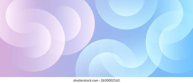 abstract background .blue and pink gradation. circle effect style. modern minimalist