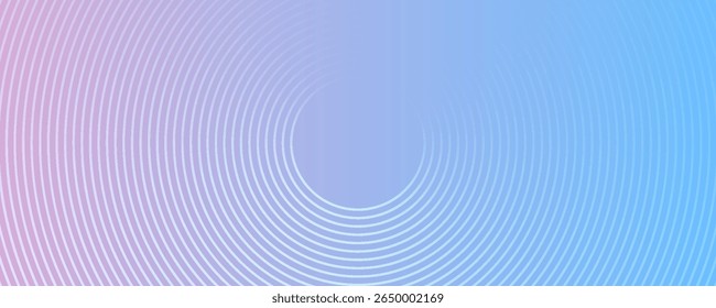 abstrakter Hintergrund .blau und rosa Abstufung. Kreis-Effekt-Stil. moderner Minimalist