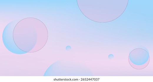 Fondo abstracto. Gradación azul y rosa. estilo de efecto de círculo. minimalista moderno. eps 10