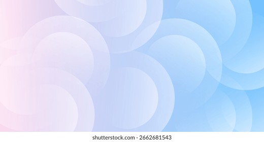 Fondo abstracto. Gradación azul y rosa. estilo de efecto de círculo. minimalista moderno. eps 10