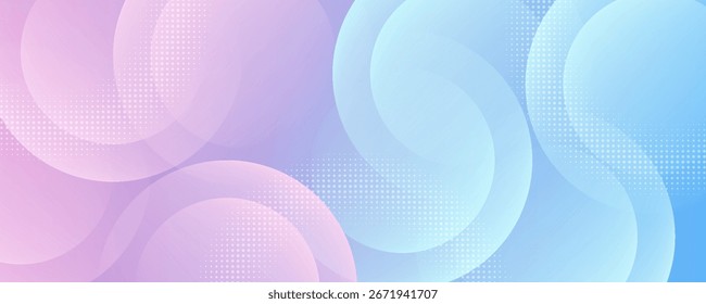 Fondo abstracto. Gradación azul y rosa. estilo de efecto de círculo. minimalista moderno. eps 10