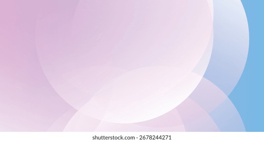 abstract background .blue and pink gradation. circle effect style. modern minimalist. vector abstact illustration eps10