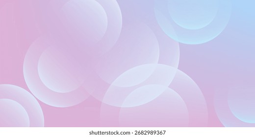 abstrakter Hintergrund .blau und rosa Abstufung. Kreis-Effekt-Stil. modern minimalist.eps 10