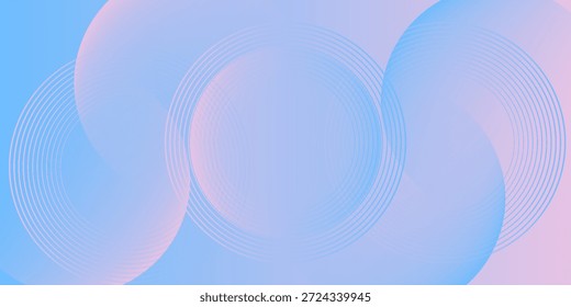 Fondo abstracto. Gradación azul y rosa. estilo de efecto de círculo. minimalista moderno. eps 10