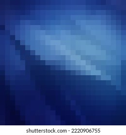 Abstract background from blue pixel. polygonal style. Geometric background.