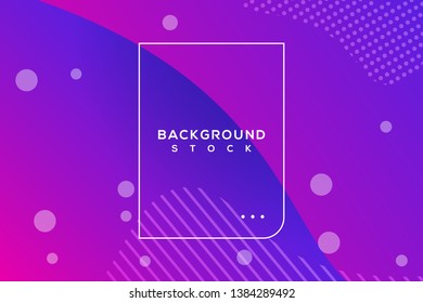 abstract background with blue & purple gradient. curvy, wavy, fluid, flowing, irregular shapes. suitable for background, landing page, wallpaper, home screen, theme. vector illustration eps 10