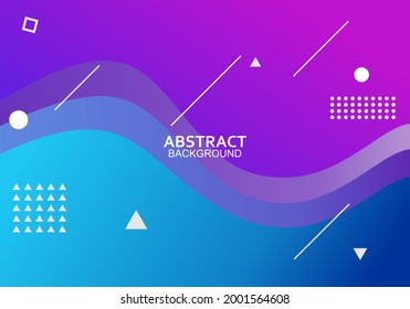 Abstract background with blue and purple gradient colors