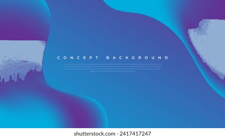 Fondo abstracto con líquido azul y púrpura