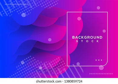 abstract background with blue & red gradient. curvy, wavy, fluid, flowing, irregular shapes. suitable for background, landing page, wallpaper, home screen, theme. vector eps 10