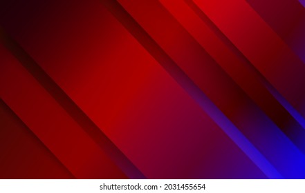 Abstract background. Blue and red background overlap layer on gradient colors. Vector.