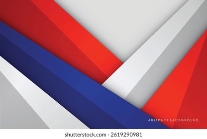 Fondo Abstractas azul, rojo y blanco color plateado diseño moderno