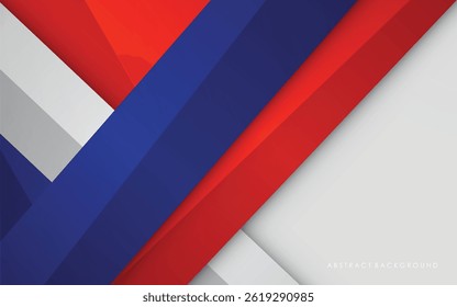Fondo Abstractas azul, rojo y blanco color plateado diseño moderno